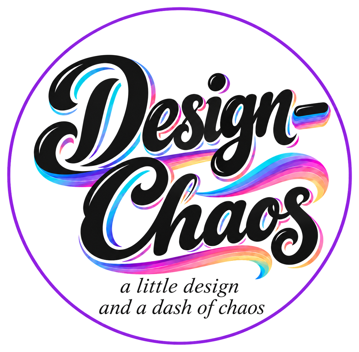 Design-Chaos circle badge