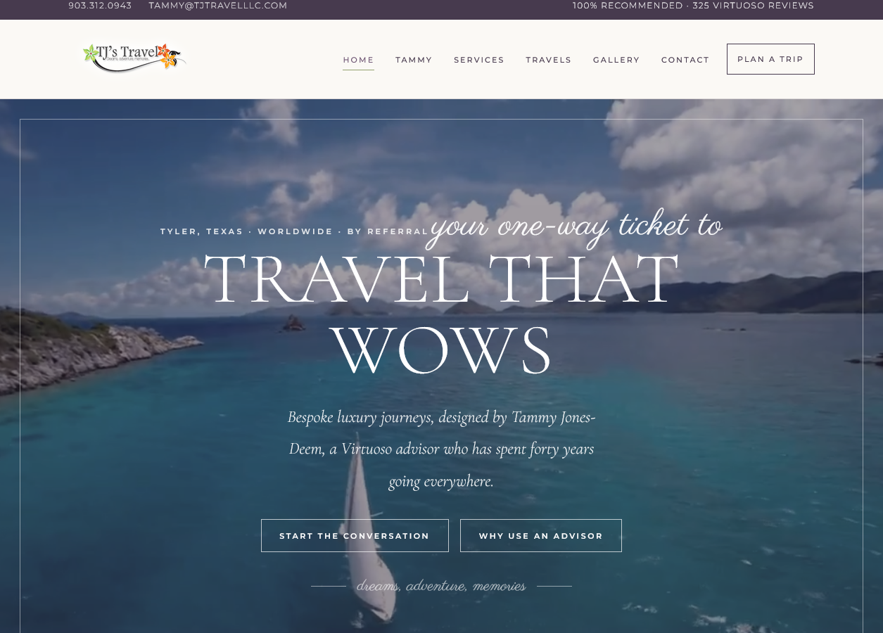 TJ Travel LLC — project hero image